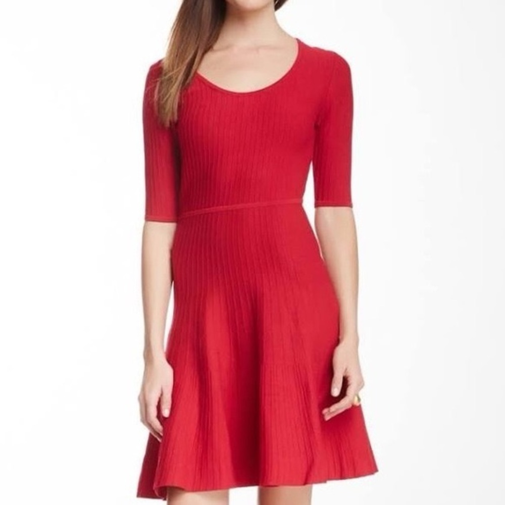 BCBGMaxAzria Allie Dress Small Red